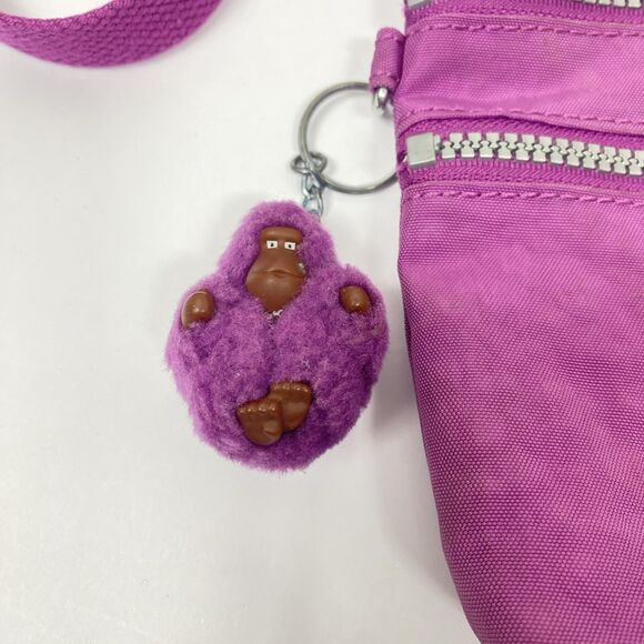 2/$30 Kipling Purple Plum Zipper Alvar Crossbody Bag Purse Travel Hiking Concert - Picture 4 of 12